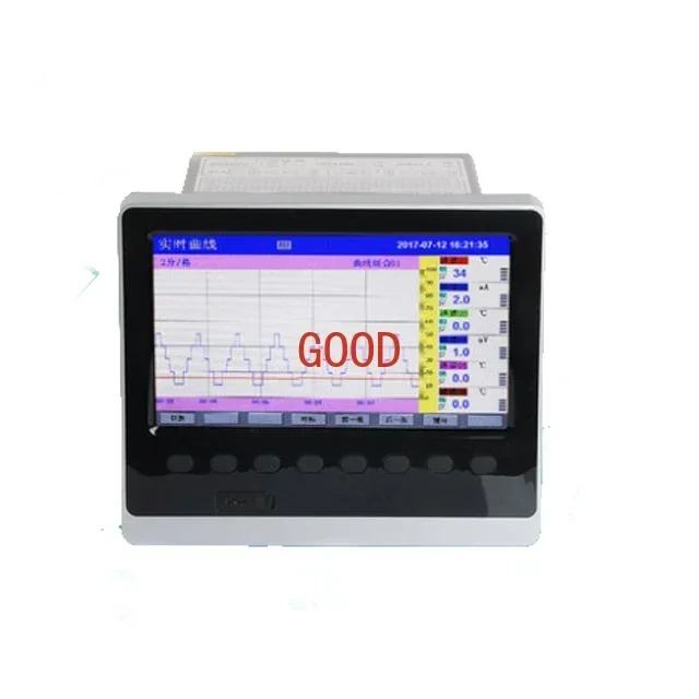 datalogger flow temperature pressure paperless data recorder