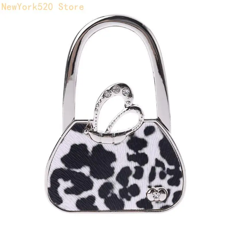 for Butterfly for Rhinestone Foldable Purse Handbag Hanger Table Hook Holder Wom N84C