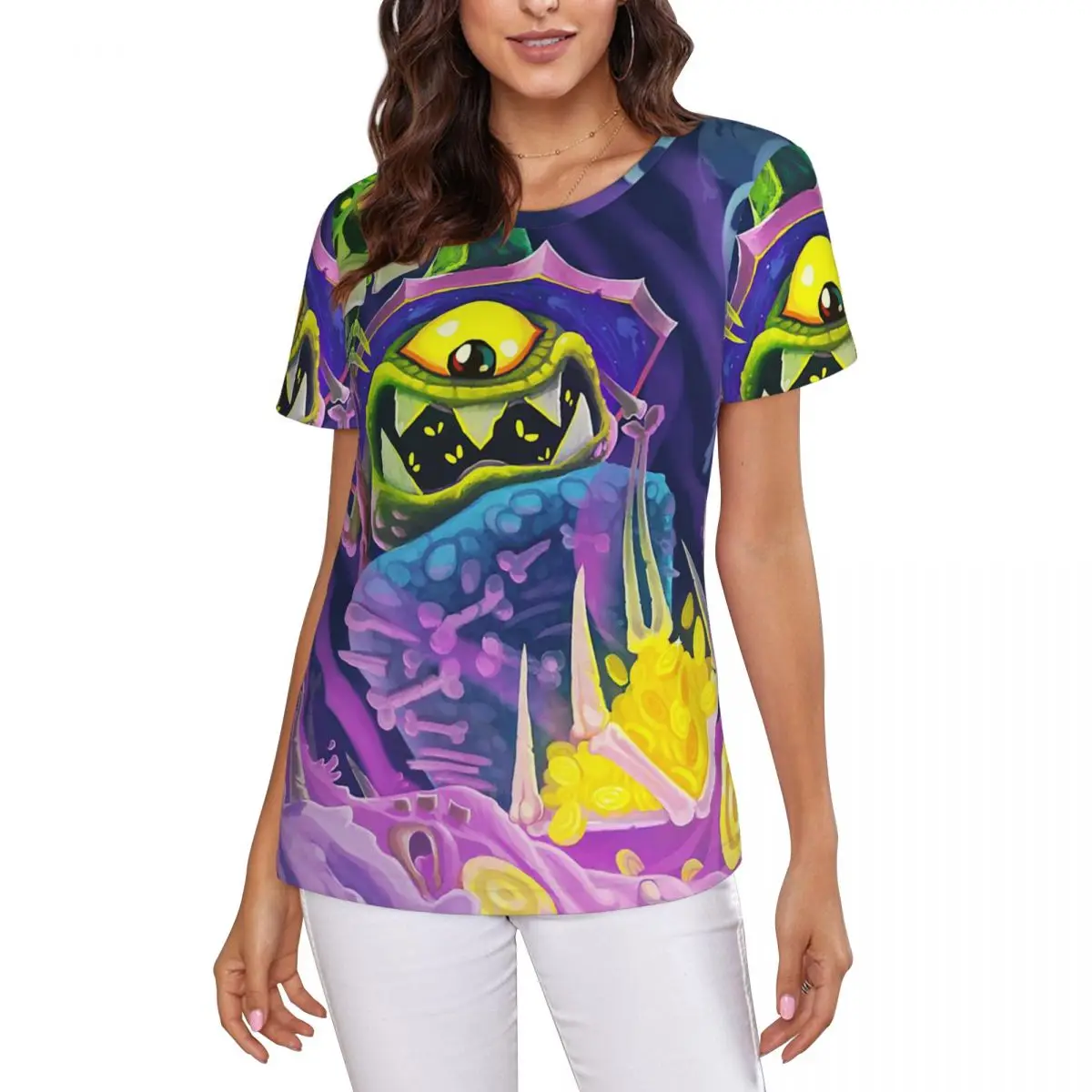 Cartoon Games Rayman Legends T-Shirt Women Short Sleeve T Shirts O-Neck Clothing Cotton Summer Tees Streetwear