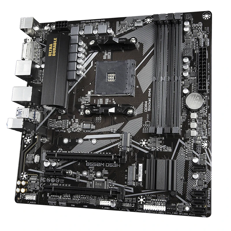 For B550M DS3H Motherboards Socket AM4 DDR4 128GB For AMD B550 Desktop Mainboard M,2 NVME USB3.0