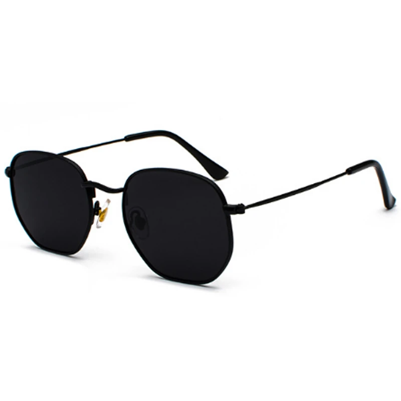 Classic Square Sunglasses Men Brand Designer Vintage Sun Glasses Male Metal Frame Outdoor Shades Driving Oculos De Sol