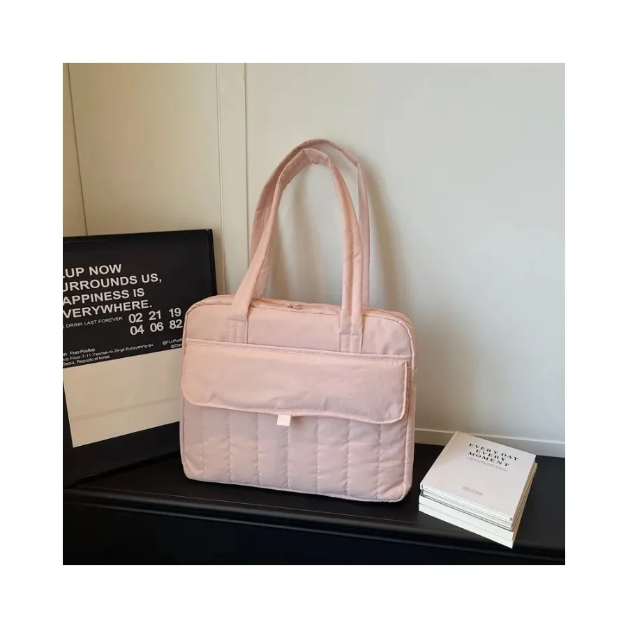 

Versatile Minimalist Laptop Shoulder Tote Bag Fashion Commuter Protective Bag For College Women Students