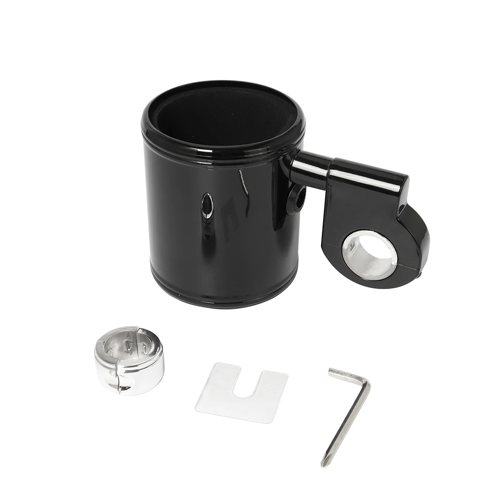 Motorcycle Universal 22/25/33mm Cup Holder Handlebar Adjustable Drink Bottle Aluminum For Harley Honda Yamaha Kawasaki Suzuki view 5