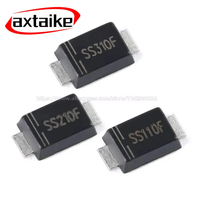 

3000PCS SS110F SS210F SS310F SS510F SMAF 1A 2A 3A 5A 100V 1KV DO-214AC SMD Schottky Diodes Ultrathin
