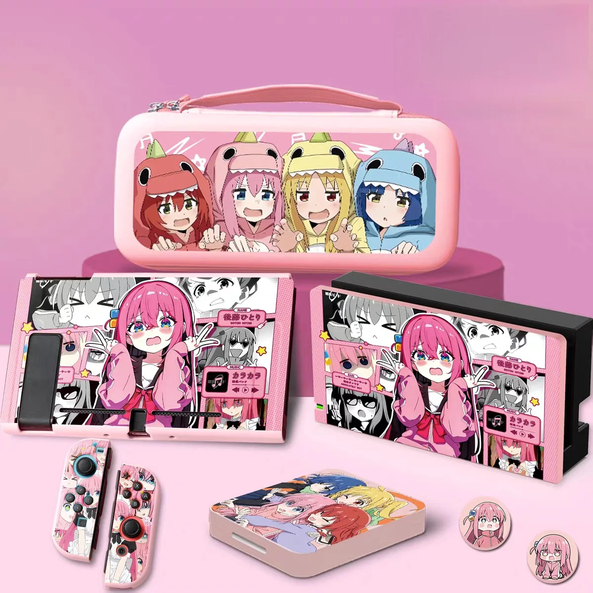 New Switch 2 Protective Case Bocchi The Rock Split Soft Shockproof Anti Fingerprint Waterproof Sweatproof Ns2 Oled Accessories