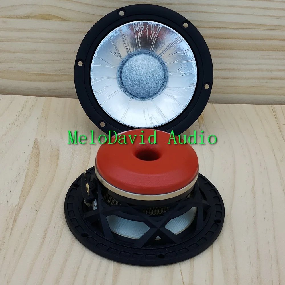 زوجان من مكبر صوت MeloDavid nautilus Studio مقاس 3.5 بوصة مخروط فضي نقي متوسط المدى