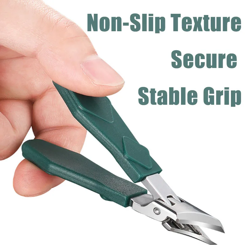 안티 스플래시 발톱 깎기 대형 오프닝 커터 대각선 펜치 헤비 듀티 스테인레스 스틸 페디큐어 두꺼운 손톱 매니큐어 도구