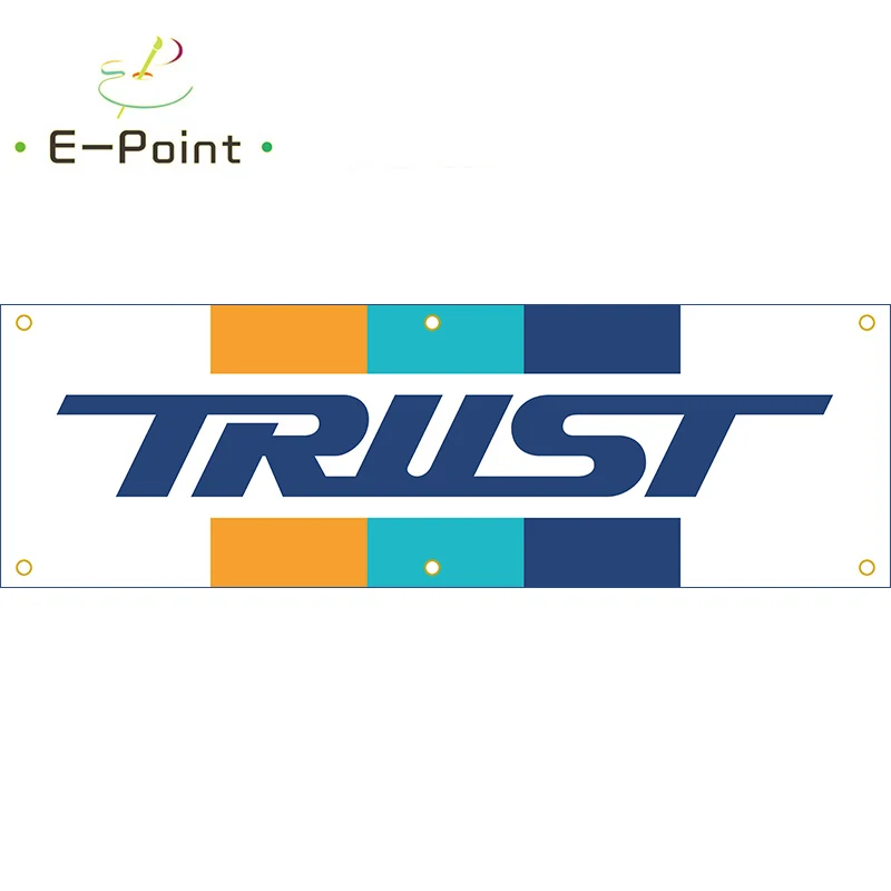 130GSM 150D Material Trust Racing Parts Banner 1.5ft*5ft (45*150cm) Size for Home Flag Indoor Outdoor Decor hyk1974