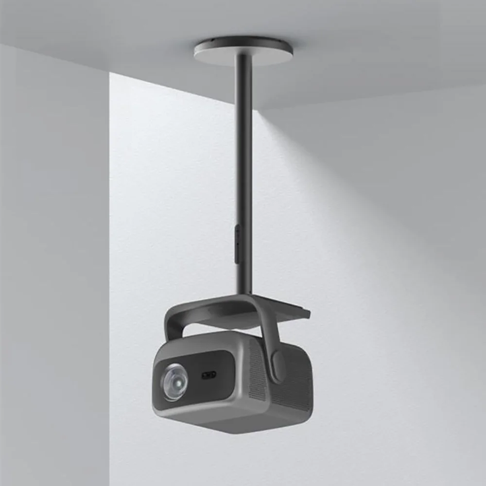 N3 Series Mechanical Ceiling Mount Aluminum Alloy Projector Bracket 10KG Load 360° Horizontal Rotation Stand Fit JMGO Projector