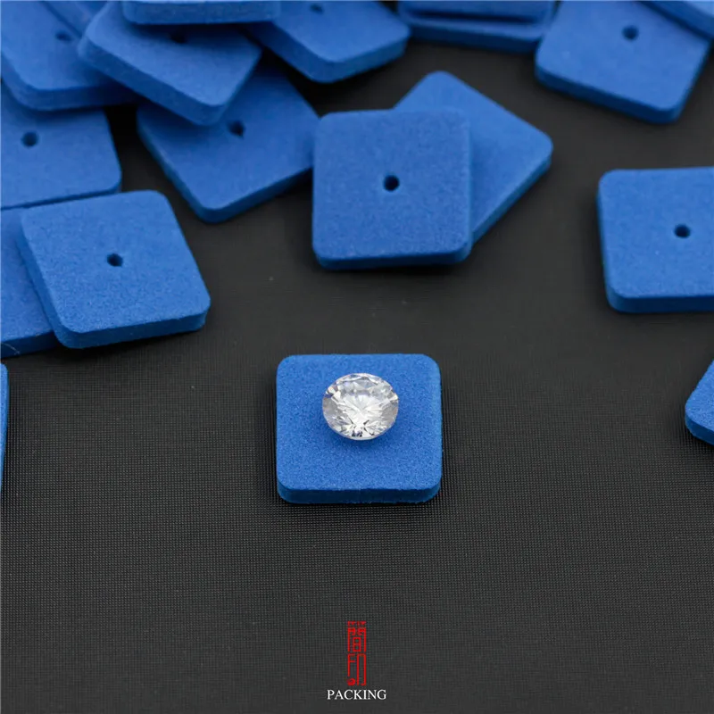 Diamond Bottom Tip Protective Cushion Use With Protect Diamond From Knocking Loose Gemstone Sponge Mat Wholesale 100pcs/pack