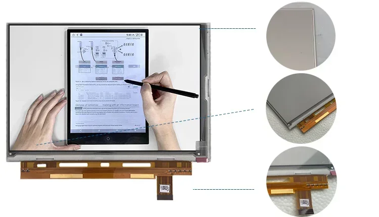 Eink Display E Ink E Paper Display 1200x825 Original Large ED097TC2 9.7 Inch With 16 Grayscale For Ereader Manufacturer 1200*825