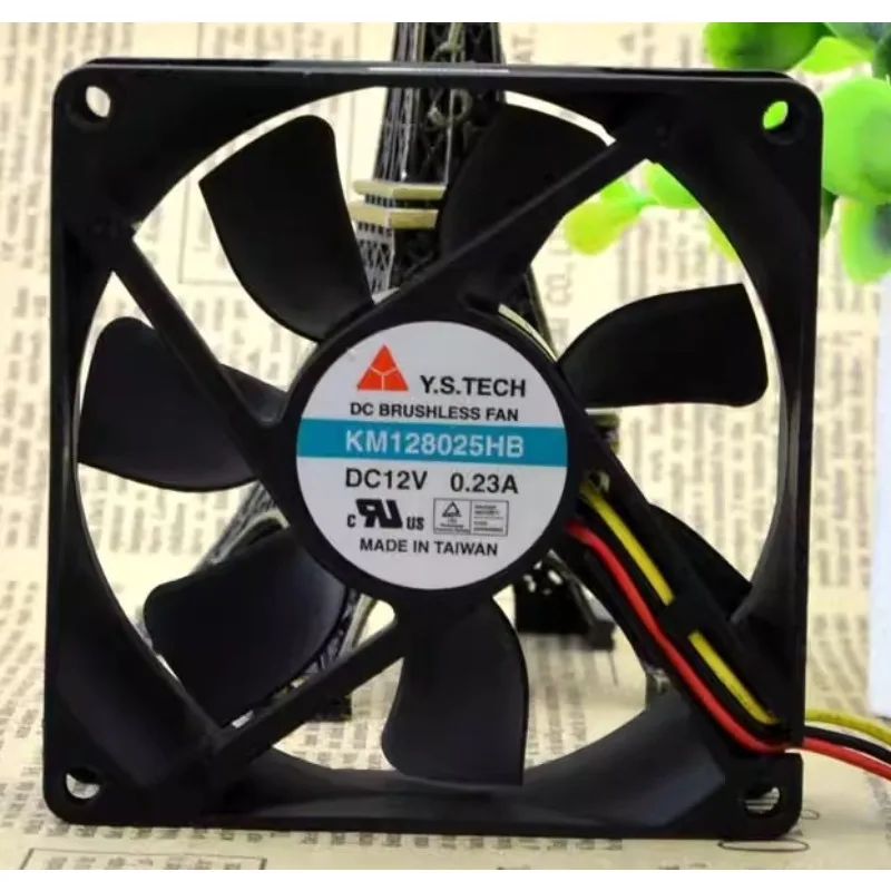 NEW Cooler Fan for Y. S.TECH KM128025HB 12V 0.23A 8025 Chassis Inverter Cooling Fan 80x80x25mm