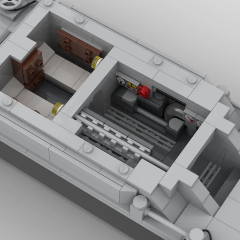 MOC-44761 الحرب العسكرية وحدات السفينة الحماية الساحلية بنة نموذج الطوب مجموعة الهدايا الإبداعية عالية الجودة لتقوم بها بنفسك لعبة 923 قطعة #5