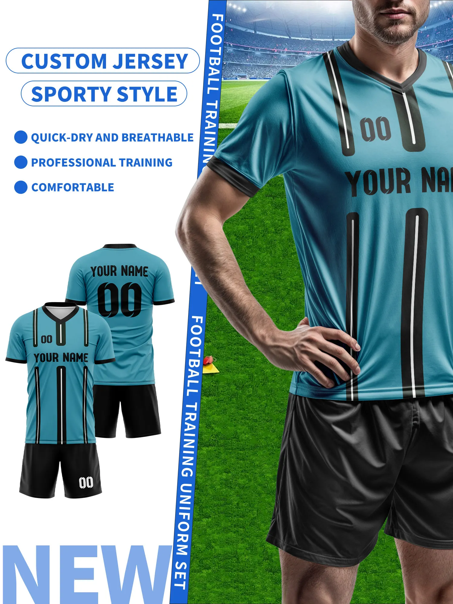 

Спортивные футболки с V-образным вырезом для мужчин и женщин 2026 года с индивидуальным именем и номером, быстросохнущие, модные, с технологией сублимации