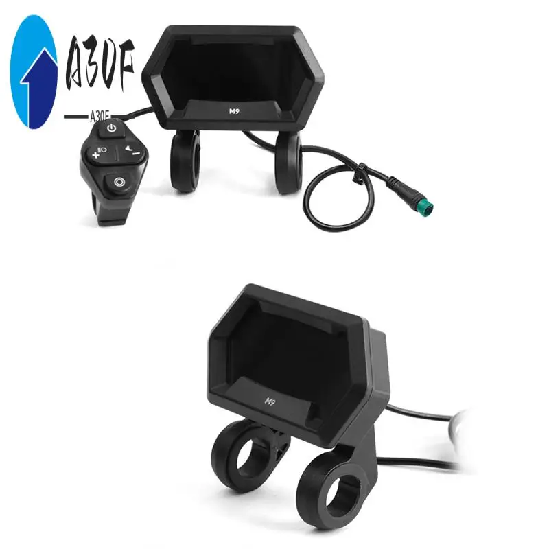 A30F-M9 Electric Bicycle LCD Display 24V-72V Electric Scooter LCD Color Meter For Snowmobile LCD Speedometer Waterproof 5PIN