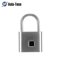 USB Rechargeable Smart Lock Keyless Fingerprint Lock IP65 Waterproof Anti-Theft Security Padlock Door Luggage Case Lock