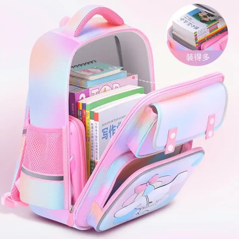 New Cinnamoroll Child Backpack Student Bag Ridge Protection Cartoon Cute Student Child School Bag Anime Figure