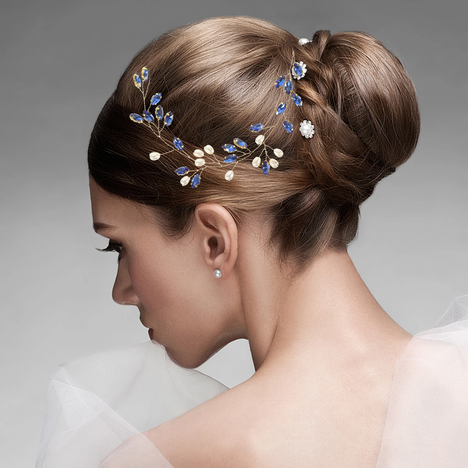 

Stylish Rhinestone Headband Bridal Hairband Women'S Wedding Prom Party Formal Occasion Hair Accessories Hairband Jewelry