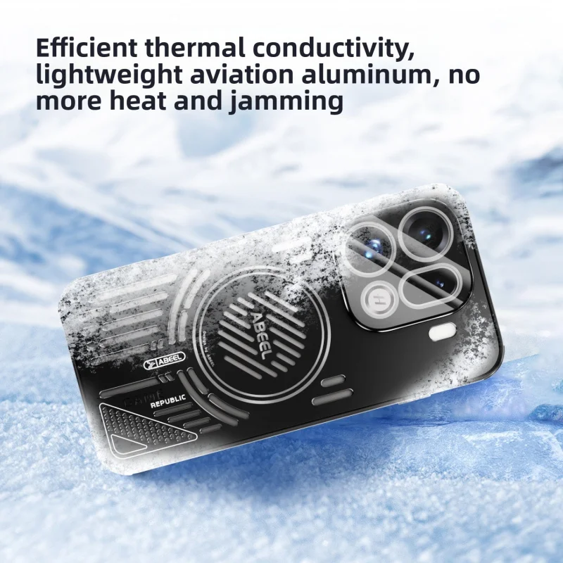 Custodia per telefono magnetica cava con dissipazione del calore per Oppo FIND X9PRO per custodia protettiva FIND X9