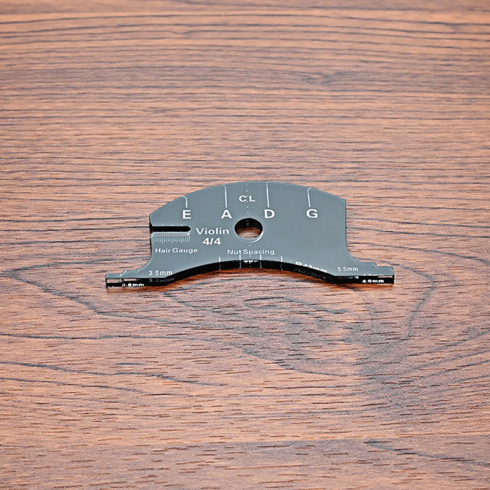 

Violin Measuring Tool Multifunctional Template Bridge Accessory Fitting Repair Templates for Violins Pro Fingerboard