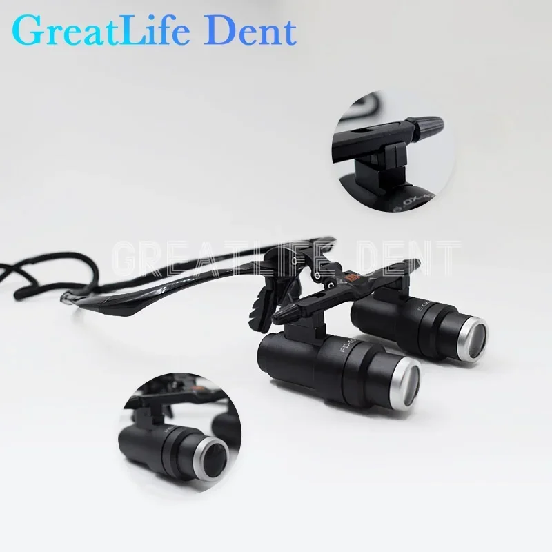 GreatLife Original KWS 4X 5X 6X 420mm Binocular Dental Loupe FD-501K Kepler Frame Magnifying Glasses Medical Operation