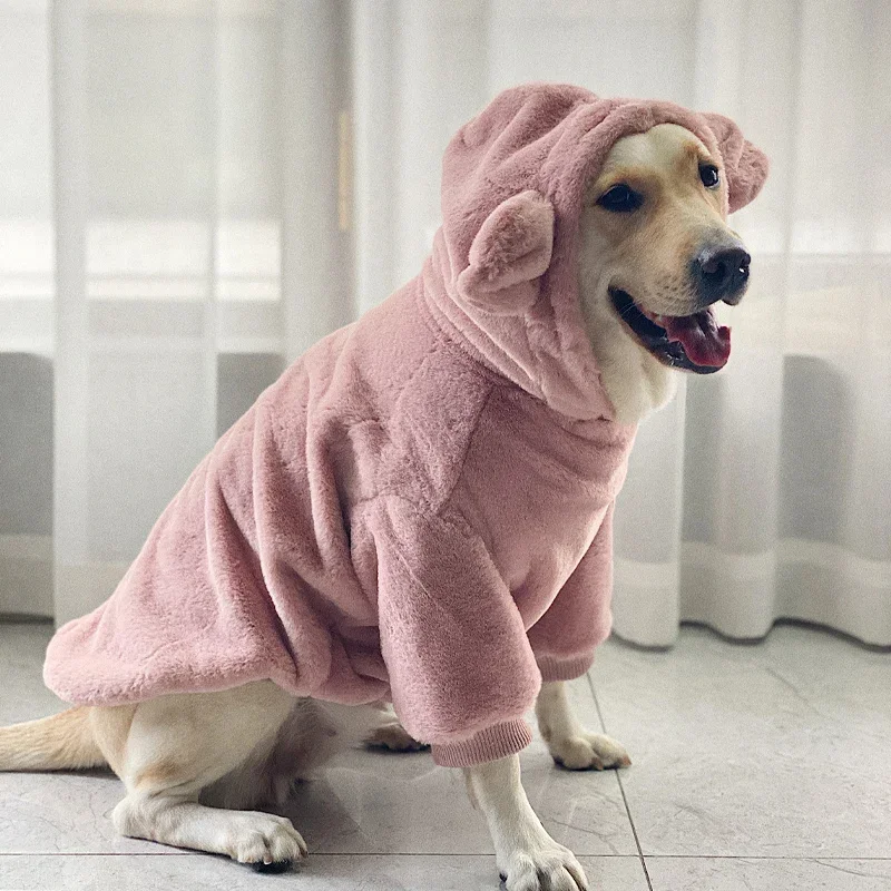 

Big Dog Clothes Dog Hoodie Coat Large Pet Apparel Outfit Labrador Samoyed Husky Golden Retriever Poodle Schnauzer Dog Costume