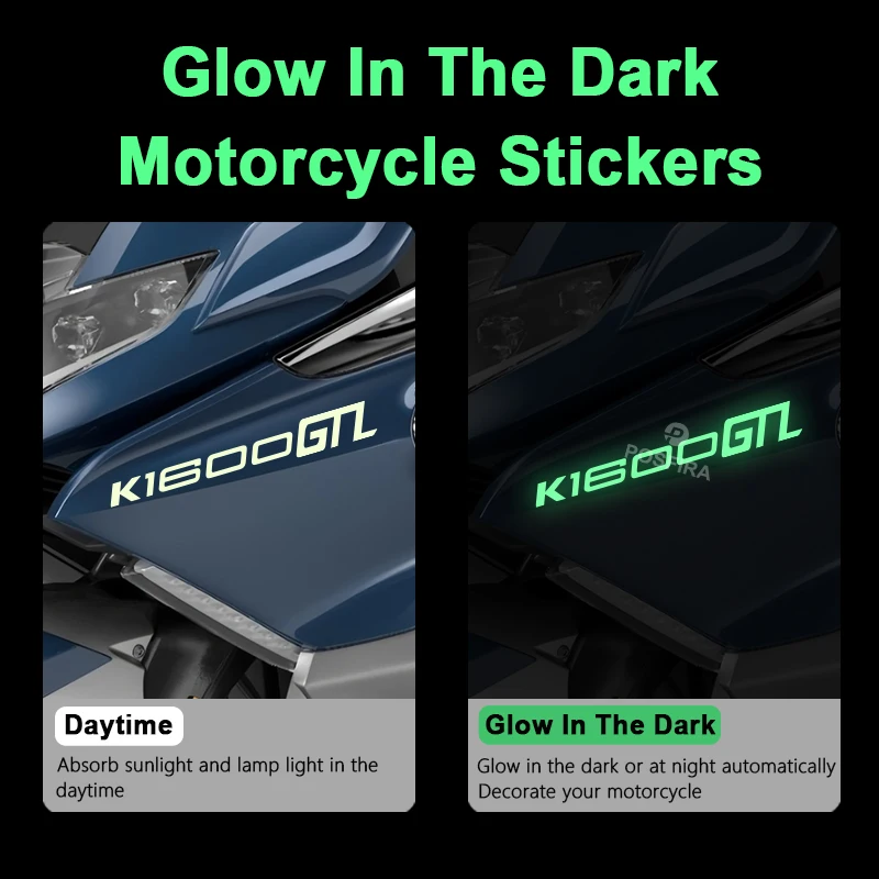 Motorcycle Stickers Luminous Decals for BMW K1600GTL K1600 K 1600 GTL Accessories 2011-2025 2024 2023 2022 Motorbike Sticker