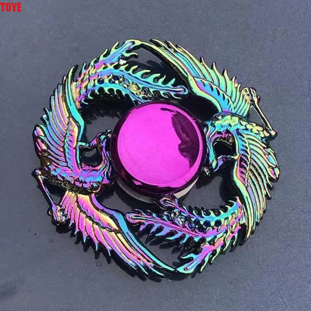 

Dragon Wings Hand Spinner Alloy Low Noise Metal Rainbow Finger Spinner High Speed Anti Pressure Fingertip Gyro Children Toys
