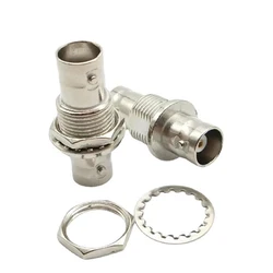 5/10 pz BNC femmina a BNC femmina presa Jack vite montaggio a pannello pannello Chassis adattatore connettore coassiale