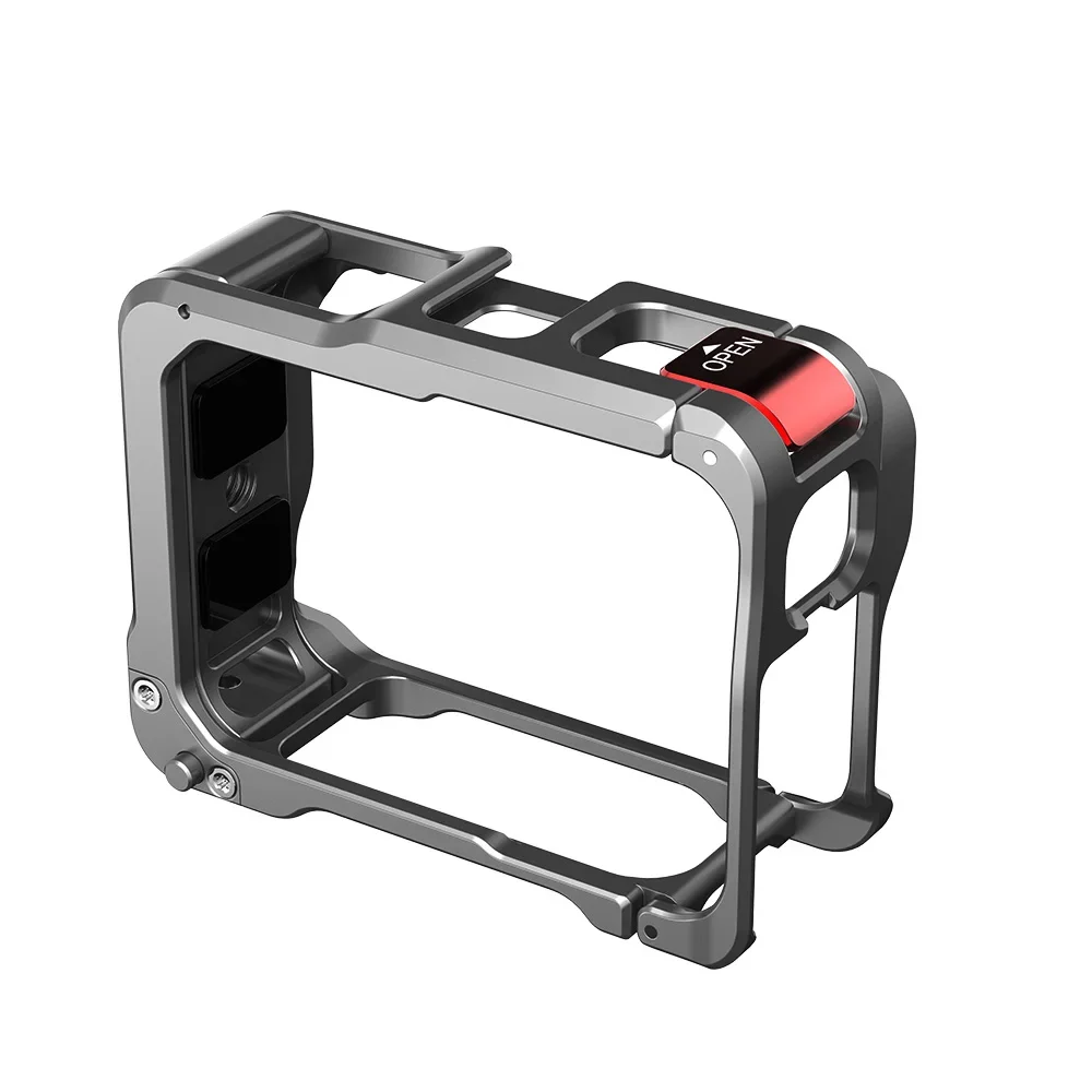 

Aluminum Alloy Frame for Insta360 Ace Pro Protective Case With Expansion Cold Shoe Metal Camera Cage For Insta360 ACE 2 Pro2/1