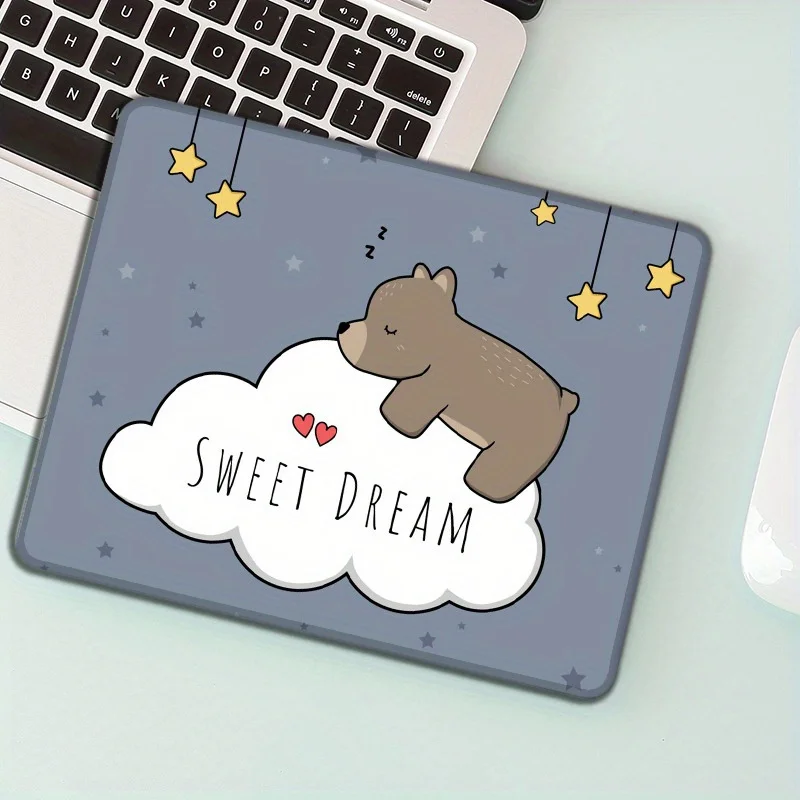 

Cute animal-themed mouse pads with anti-slip bases and rubber desktop accessories are suitable for gamers and offices