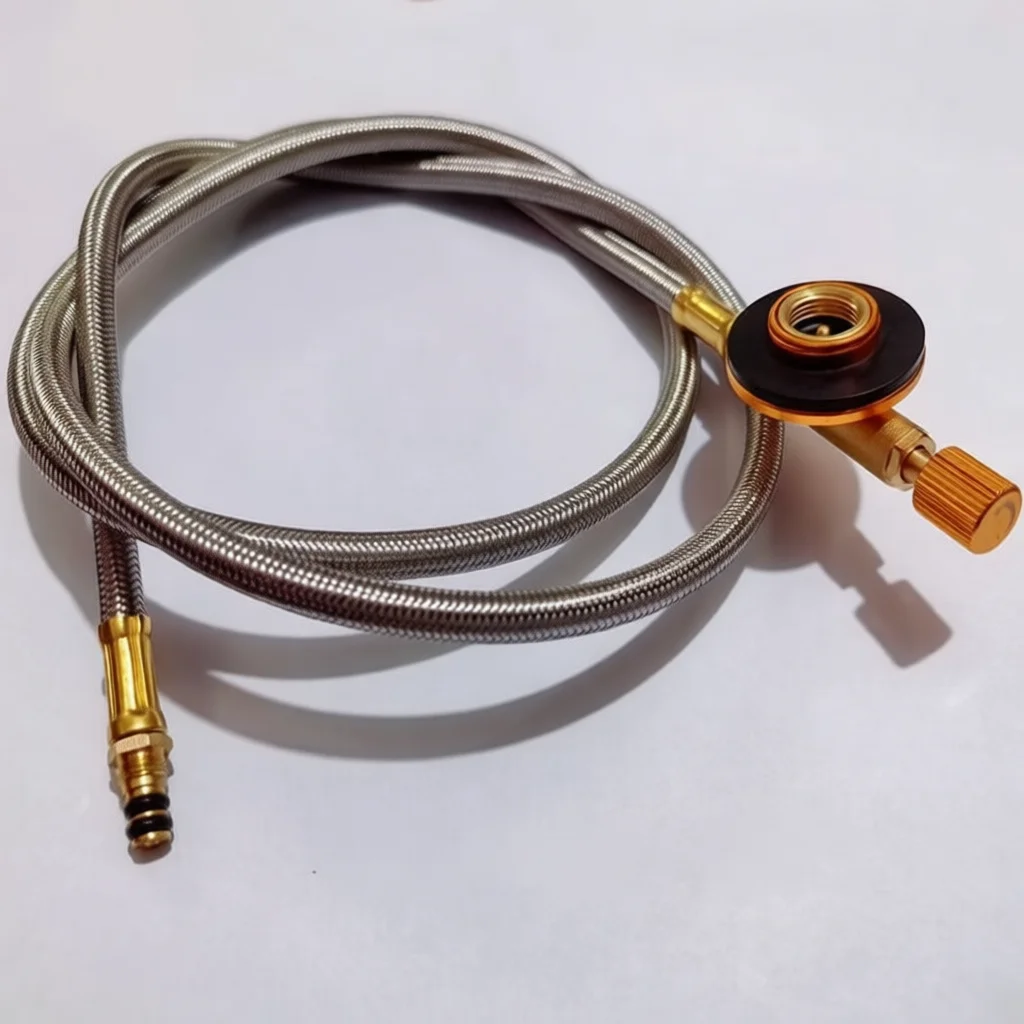 0 95m Braided Metal Stove Gas  - Camping Cooking Youtube recension och pris