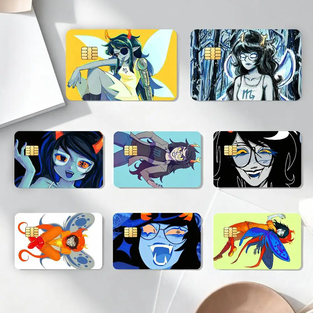 

C-Charming V-Vriska Serket Stickers Credit Debit Card Film Skin Sticker Credit Card Skin Stickers For Bank Card Bus Metro