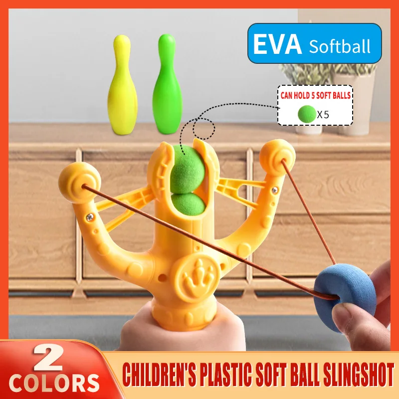 Creative Dinosaur Slingshot Children's Toys Cartoon Soft Bullet Launcher Parent-child Outdoor Sports Shooting Kids Birthday Gift