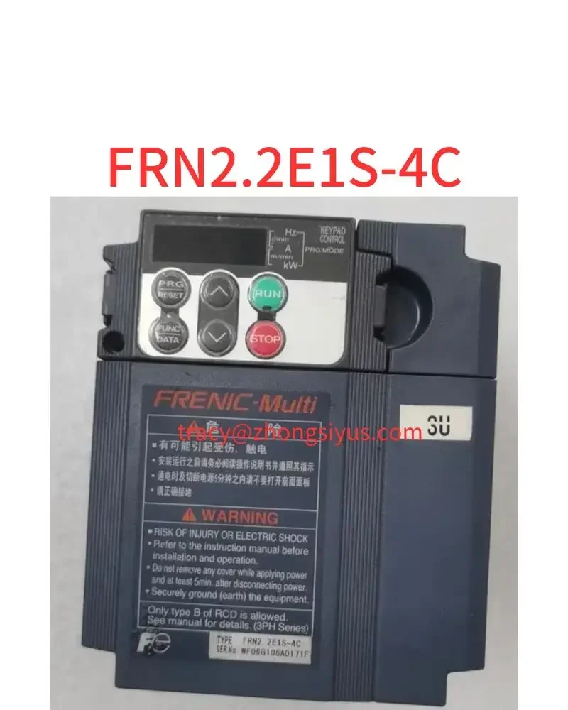 

Used E1s converter, FRN2.2E1S-4C, 2.2KW 380V, function package