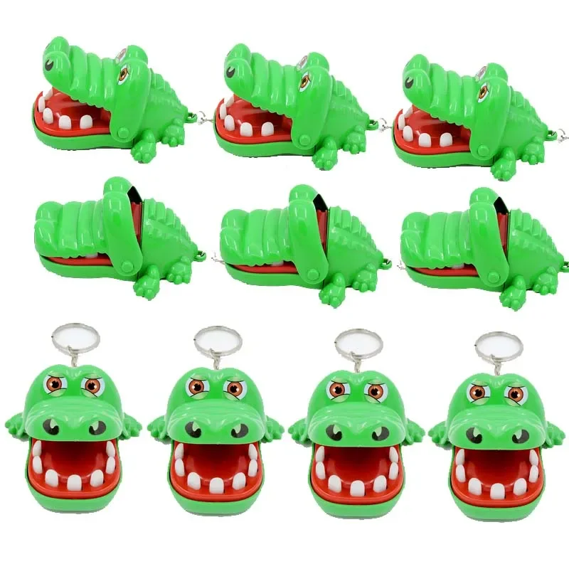 Mini Cartoon Alligator Shark Biting Finger Toys, Kids Party Favors, Children's Birthday Gift, Variety to Choose from, 3Pcs