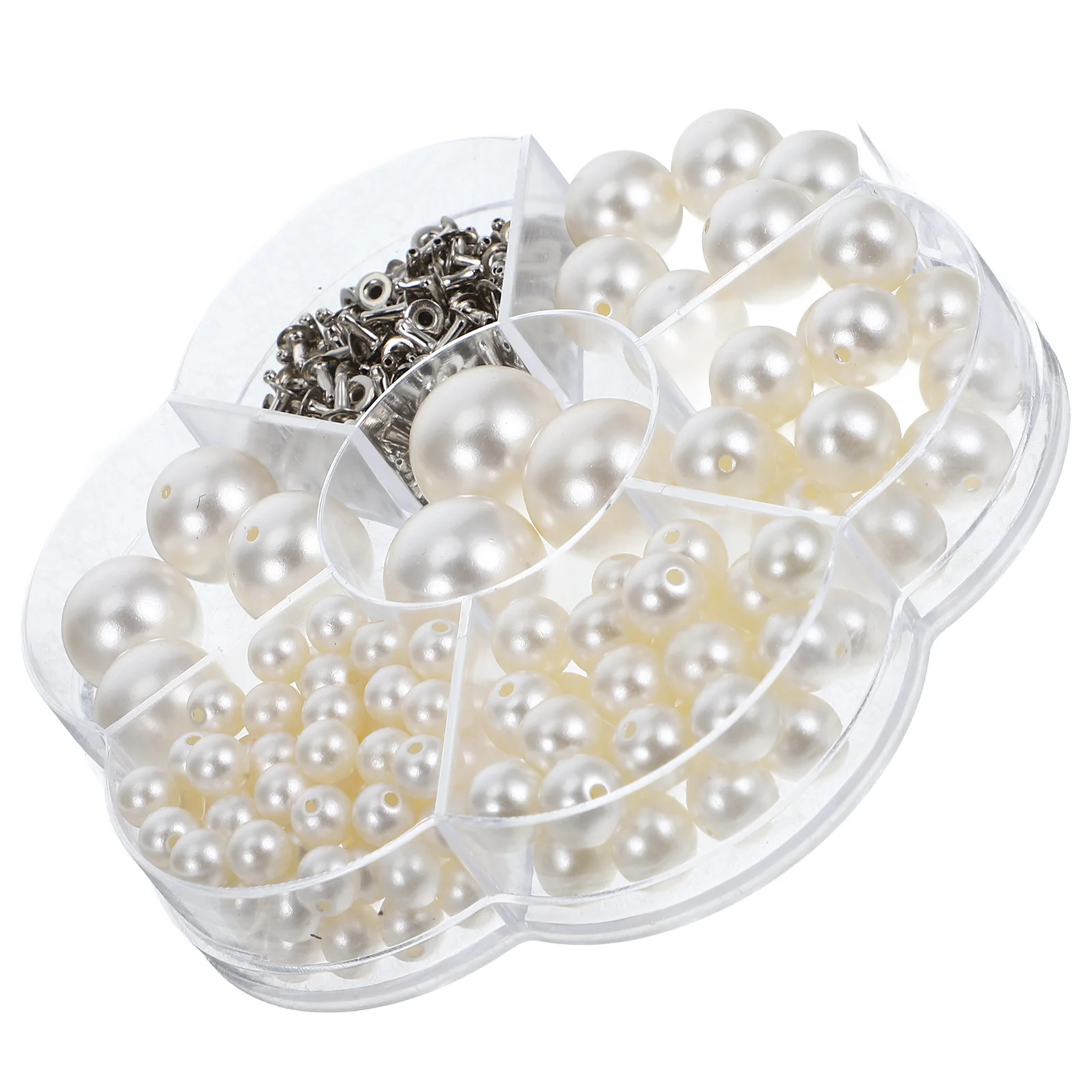 

Faux Pearl Rivet Studs Decorative Beads Pearl Beads for DIY Crafts Jewelry Making Bracelets Embellishments Clothing Accessories