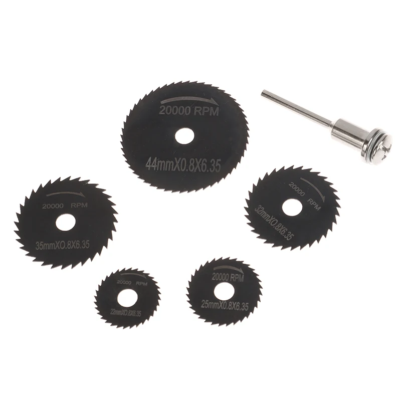 6PCS Woodworking Metal Cutting Blade Electric Drill Circular Saw Blade Small Saw Blade Tool Set