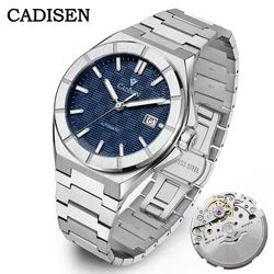 CADISEN Men Watches 40MM Luxury Automatic Watch For Men MIYOTA 8215 Mechanical WristWatch Stainless Steel Sapphire Glass