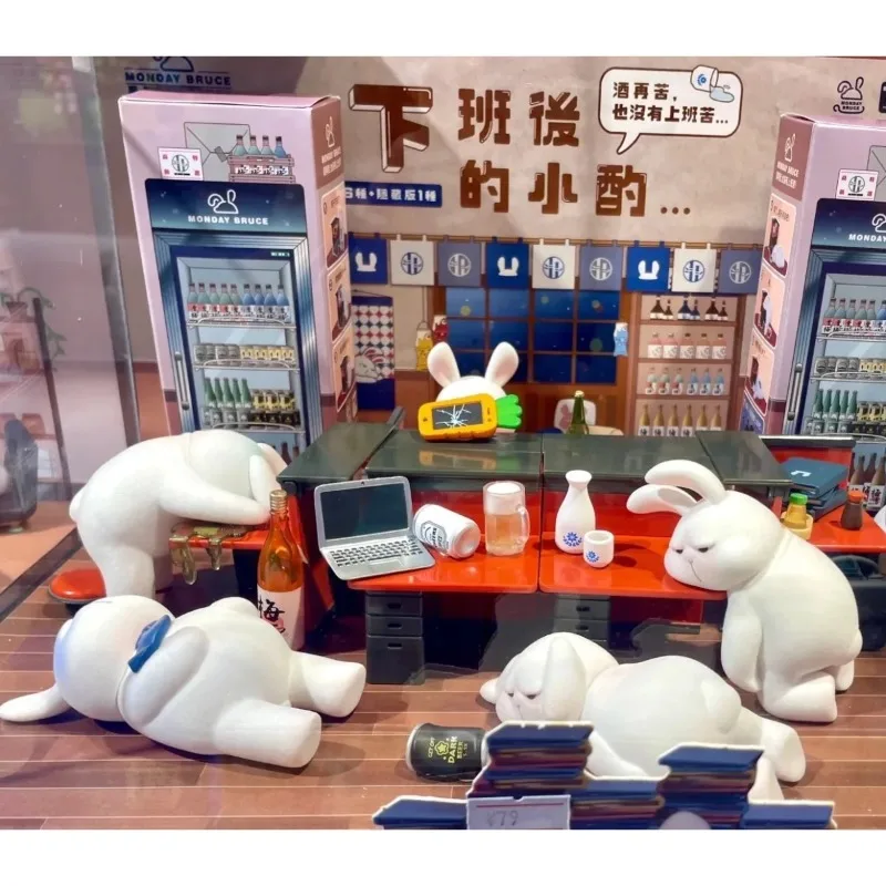 Новая серия The Monday Bruce Pocket Series Mbr-c Scene, экшн-фигурка, гаражный комплект, мультяшное украшение, украшения для комнаты, кукла, новые игрушки, подарок