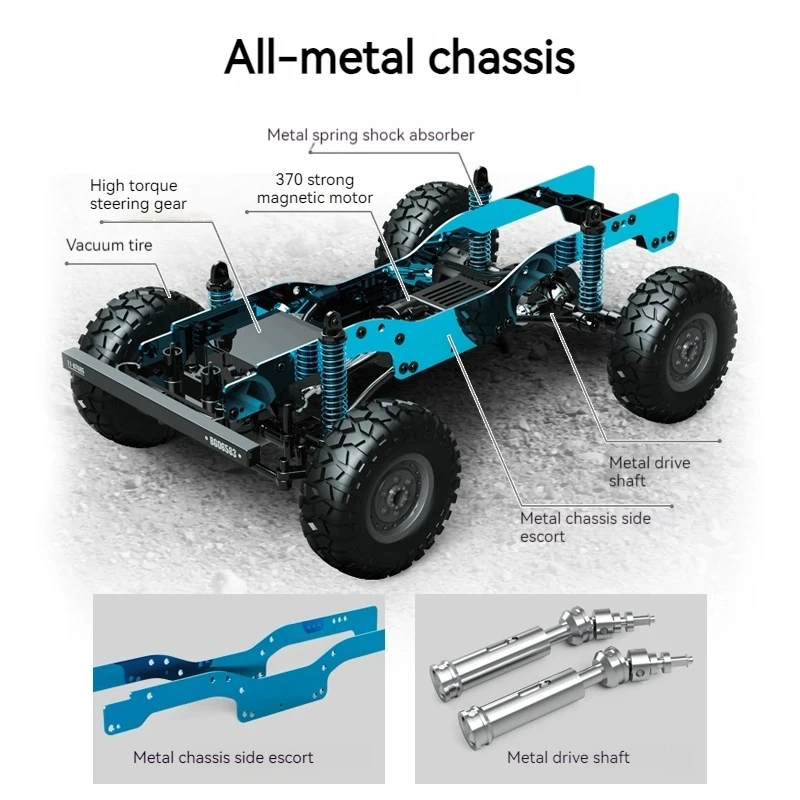 Jjrc Professionele Volwassen Hoge Snelheid Vierwielaandrijving RC Auto Off-Road Klimmen Hummer Model Speelgoed Afstandsbediening Voertuig voor Jongens