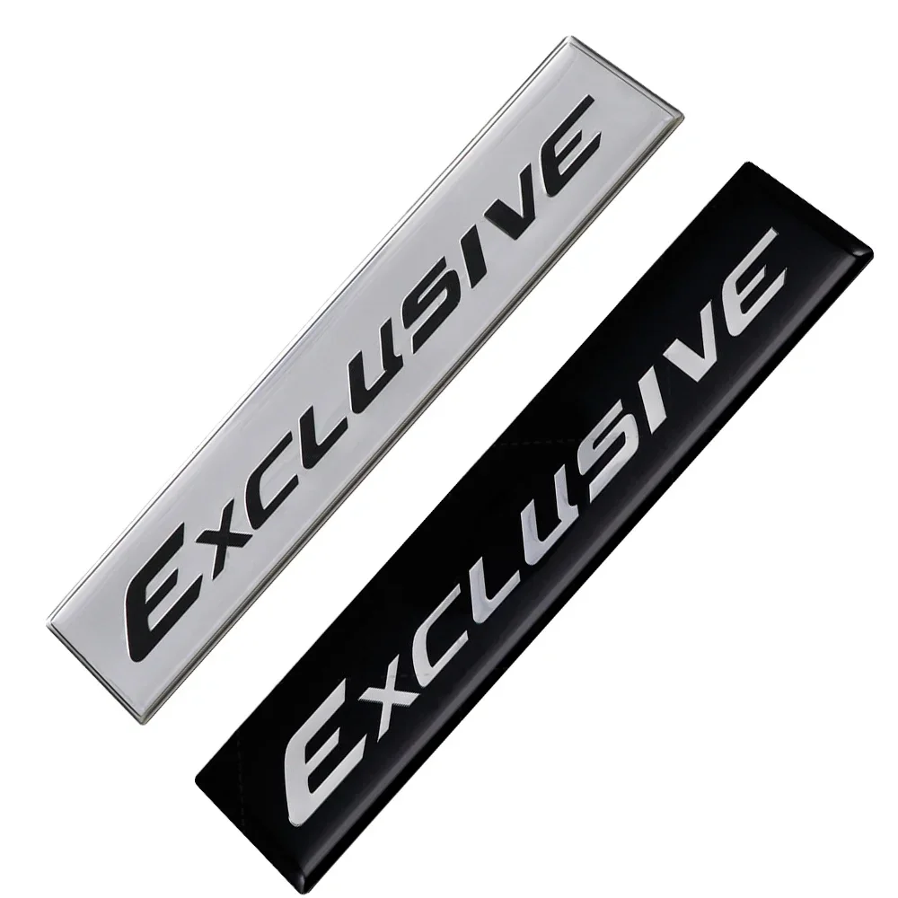 1PC EXCLUSIVE Logo Car Rear Trunk Badge Whole Body Emblem Sticker for Mercedes Benz Honda KIA Lexus Audi Jaguar Nissan Jeep