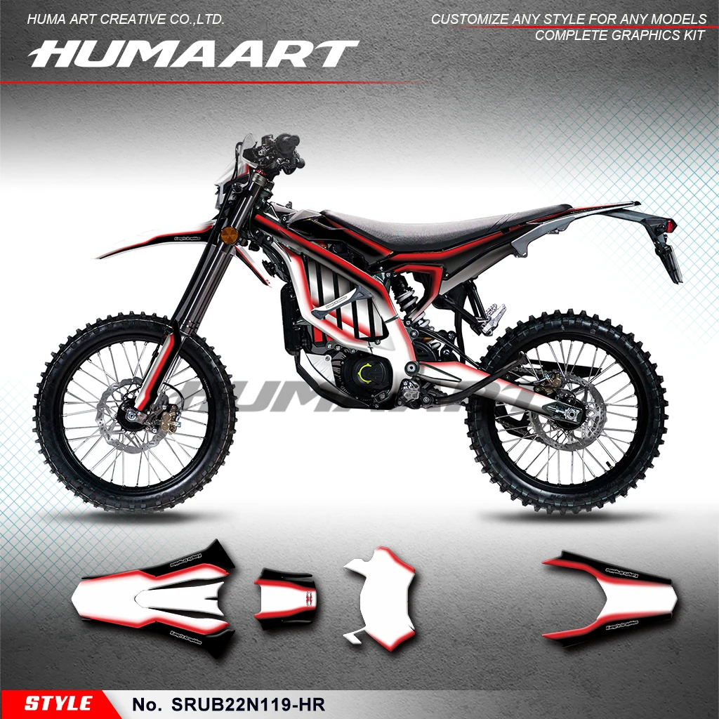 

HUMAART MX Graphics Sticker Kit for Ultra Bee R Ultra Bee Dirt eBike Vinyl Decal, Accessory