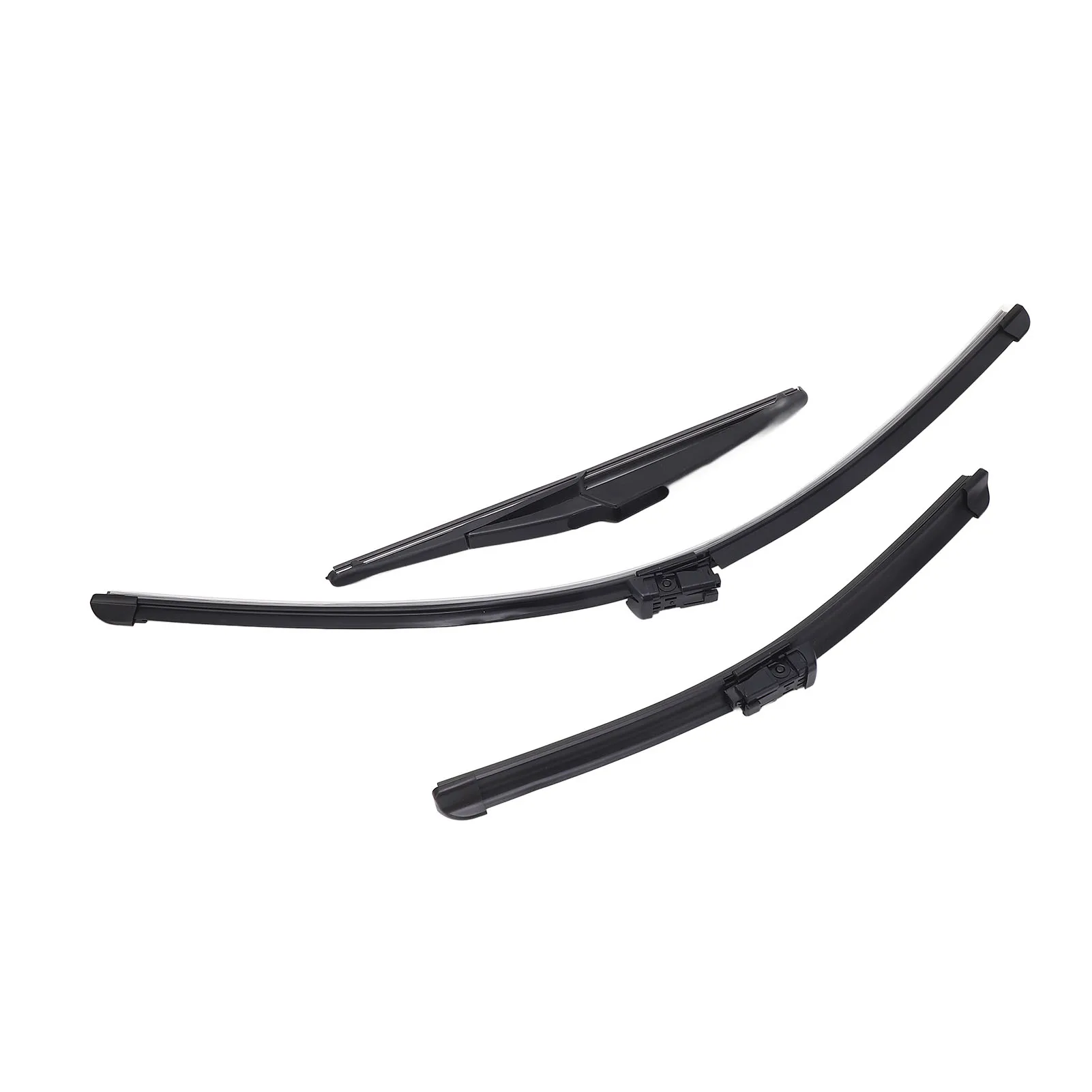 New 3Pcs Front Rear Wiper Blades Set for Fiat 500 500C 500L 2009 to 2023 Windshield Windscreen Tailgate Window Brushes Car Parts