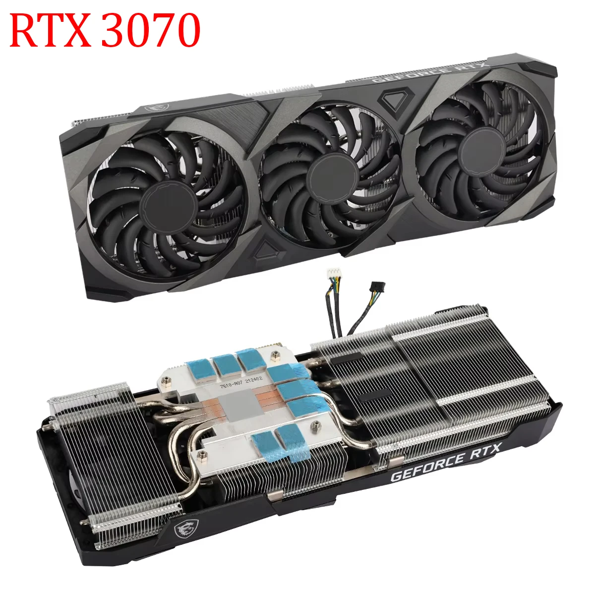 RTX 3070 Ti GPU Cooling Fan for MSI Ventus 3X
