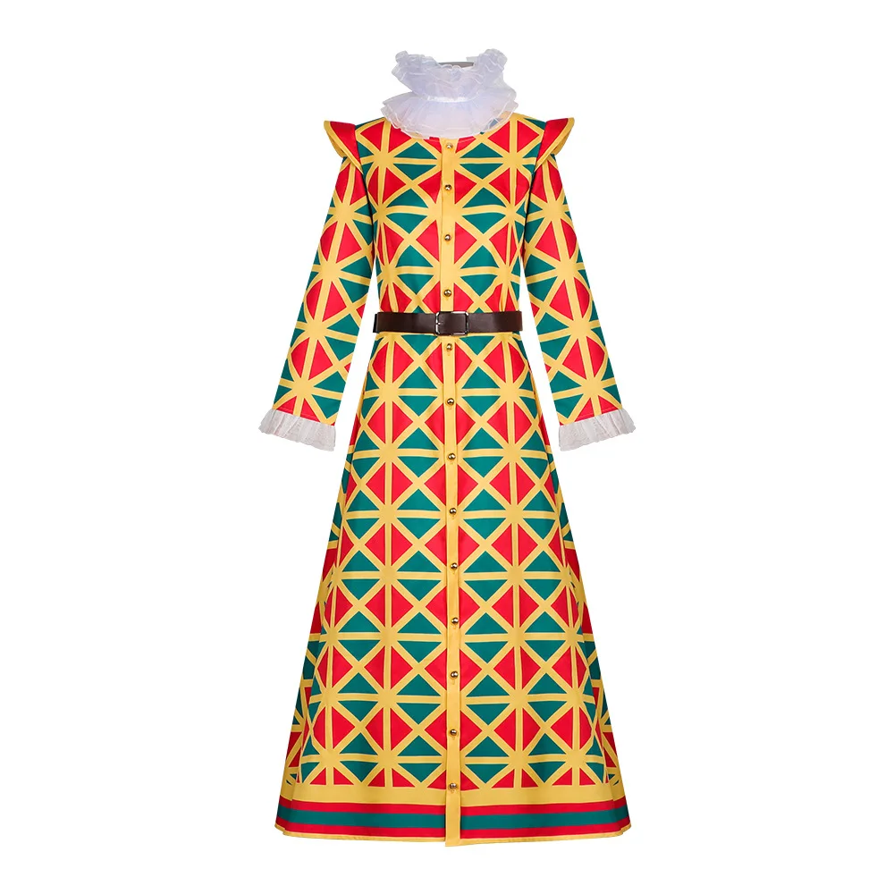 Männer Frauen Mittelalterliches Harlekin-Paar Cosplay-Kostüm Retro Zirkus Narr Outfit Halloween Karneval Party Faschingskostüm Anzug