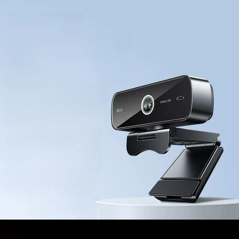 75594☆2K【4MP HD-Autofocus-Black】High-fidelity speaker + dual microphone sound pickup