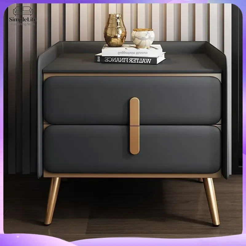table-de-chevet-moderne-en-bois-massif-avec-accents-en-cuir-meuble-de-rangement-de-luxe-leger-pour-chambre-a-coucher-ideal-pour-la-maison-et-le-bureau
