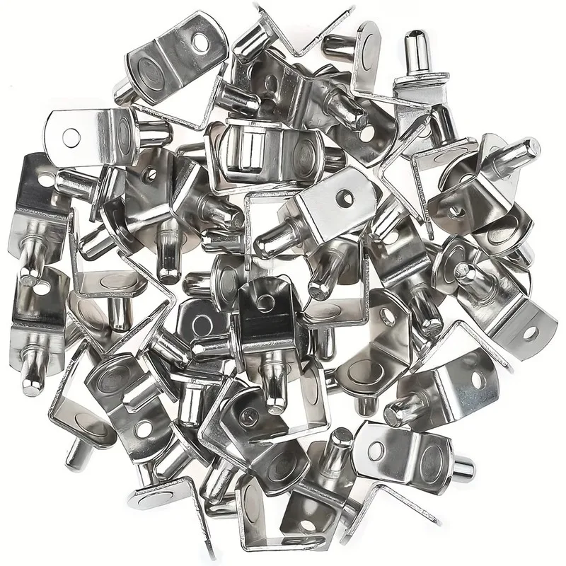 63 pcs 5*10mm Furniture Layer Board Pins, Easy Insert Install for Wardrobe Layer Pins, Multipurpose, Versatile
