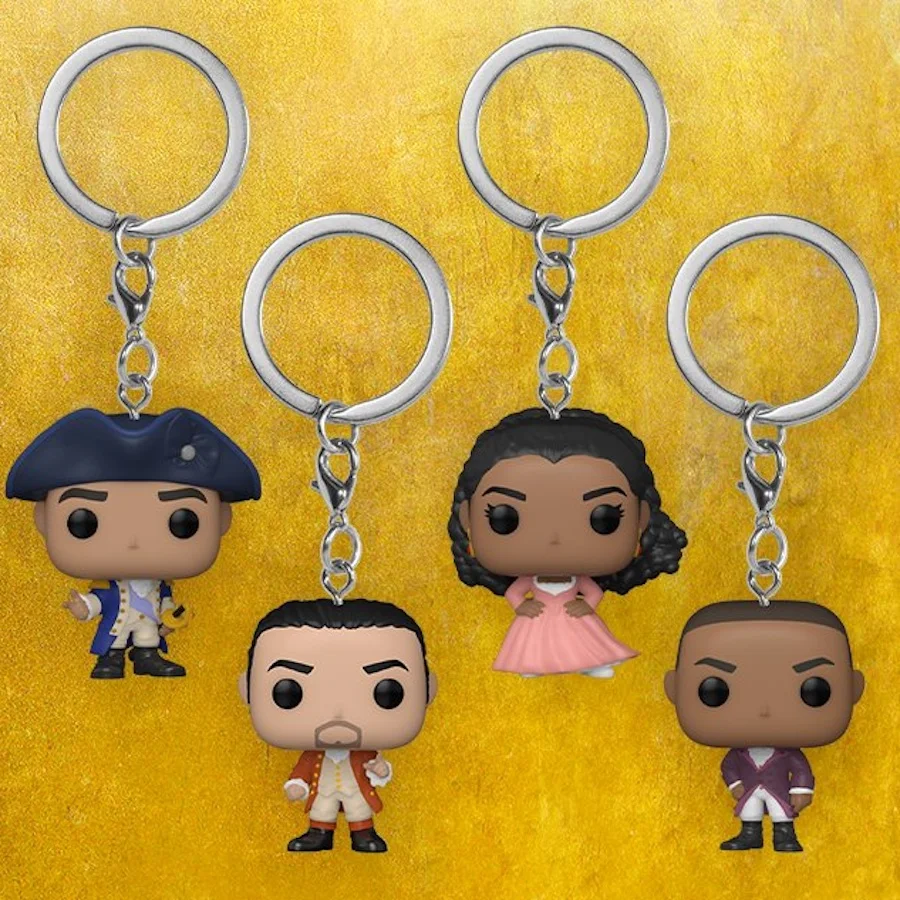 Llaveros de Bolsillo FUNKO de la Serie Hamilton 2026, Figuras de Acción de George Washington, Alexander y Angelica Schuyler